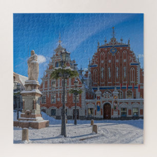Historic city centre in Riga, Latvia Jigsaw Puzzle