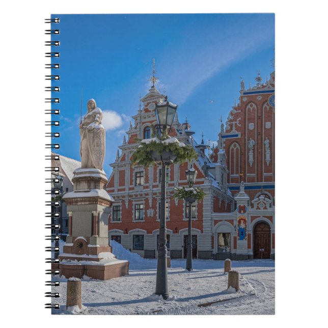 Historic city centre in Riga, Latvia Notebook (Front)