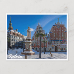 Historic city centre in Riga, Latvia Postcard