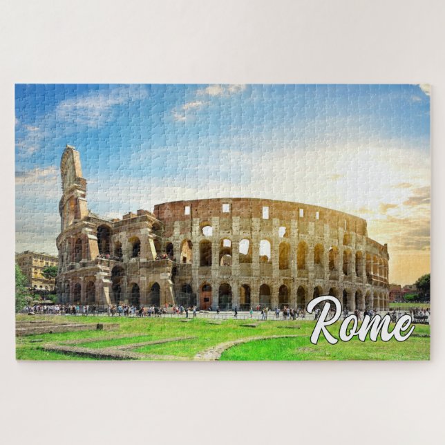 Historic City Of Rome, Italy Jigsaw Puzzle (Horizontal)