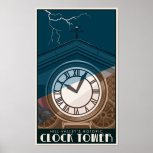 Historic Clock Tower Poster