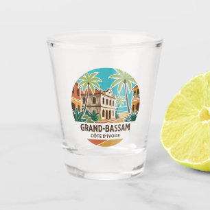 Historic Colonial Town, Grand-Bassam Côte d'Ivoire Shot Glass