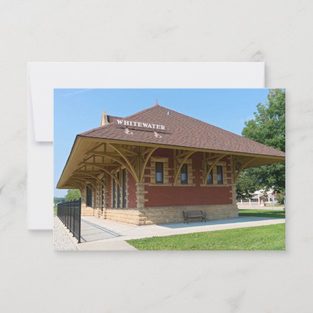 Historic Depot in Whitewater (Front)