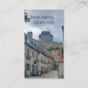 Historic district in Quebec City Business Card