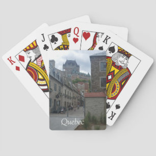 Historic district in Quebec City  Playing Cards