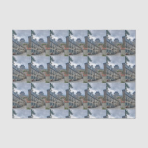 Historic district in Quebec City Tissue Paper
