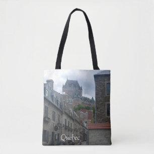 Historic District in Quebec city Tote Bag