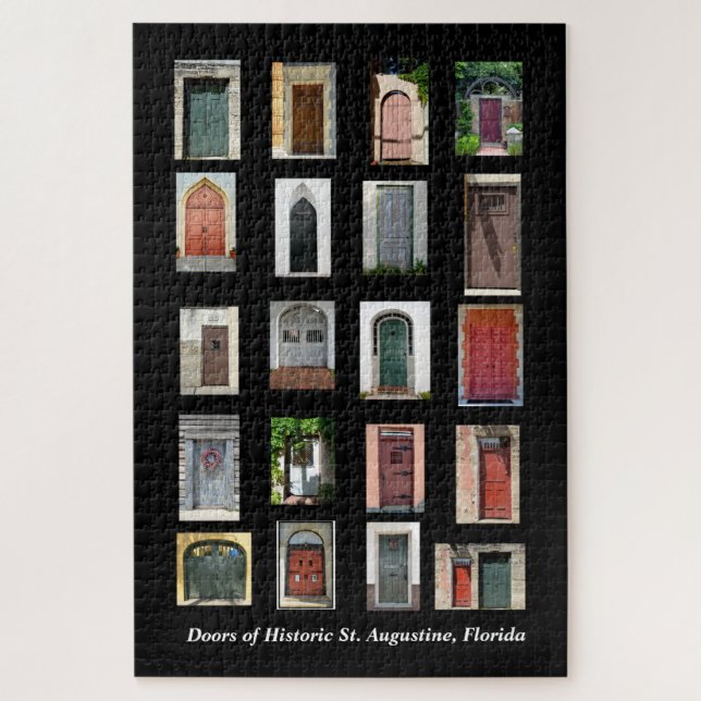 Historic Doors of St. Augustine, Florida Jigsaw Puzzle (Vertical)