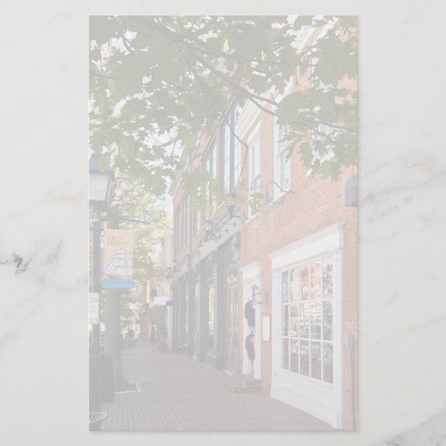 Historic Downtown Shopping Stationery (Front)
