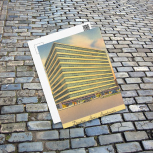 Historic Drayton Arms Apartment Savannah GA Postcard