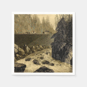 Historic Erie Canal Bicentennial Napkin