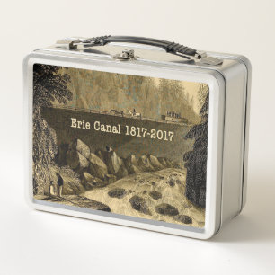 Historic Erie Canal Bicentennial Years Metal Lunch Box