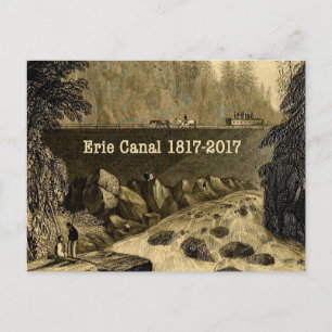 Historic Erie Canal Bicentennial Years Postcard