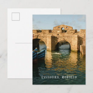 Historic Essaouira Morocco authentic travel photo Postcard