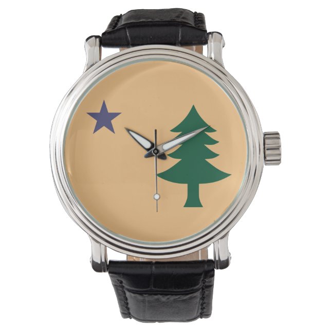 Historic Flag of Maine (1901–1909) Watch (Front)
