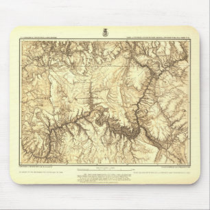 Historic Grand Canyon Map Mouse Pad