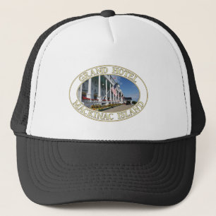 Historic Grand Hotel on Mackinac Island, Michigan Trucker Hat