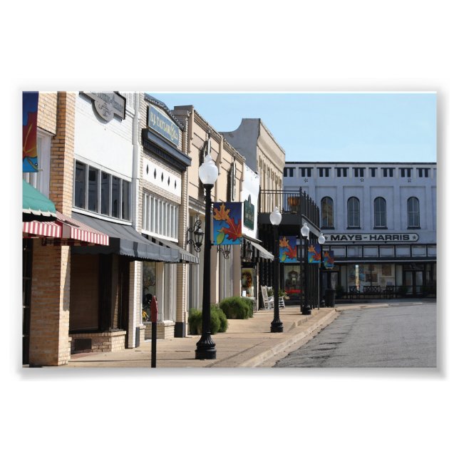 Historic Henderson, Texas Photo Print (Front)