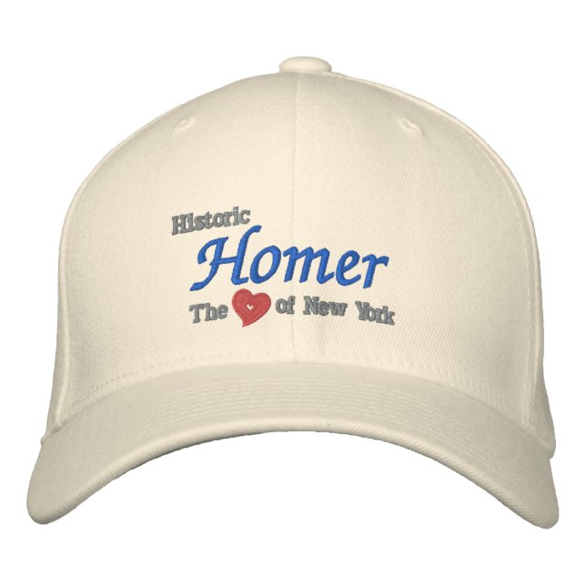 Historic Homer-Heart of New York Embroidered Cap (Front)