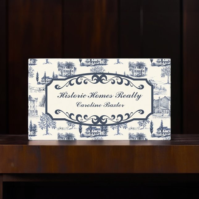Historic Homes Real Estate Agent Business Card (Creator Uploaded)
