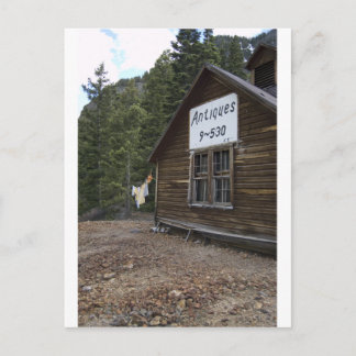 historic house at neosho mine postcard