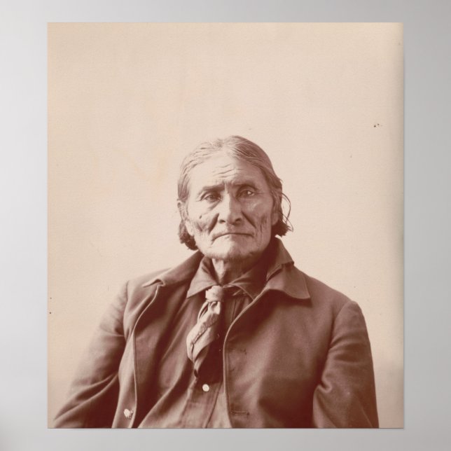 Historic Iconic Native American Indian Geronimo Poster (Front)