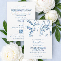 Historic London Town All In One QR RSVP Wedding
