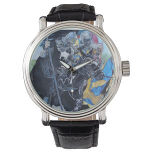 historic mediaeval knights jousting on horses watch