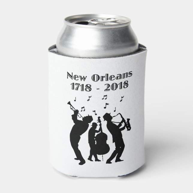 Historic New Orleans Tricentennial Can Cooler (Can Front)