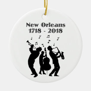 Historic New Orleans Tricentennial Ceramic Tree Decoration