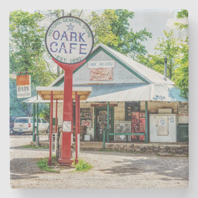 Historic Oark General Store Stone Coaster (Front)