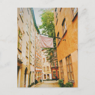 Historic old town, Gamla Stan, Stockholm, Sweden Postcard