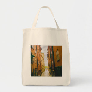 Historic old town, Gamla Stan, Stockholm, Sweden Tote Bag