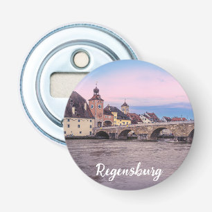 Historic old town in Regensburg, Germany Bottle Opener