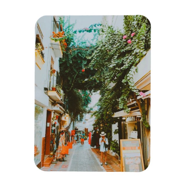 Historic old town Marbella  Magnet (Vertical)