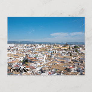 Historic old town of Cordoba from above in Spain Postcard