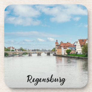 Historic old town of Regensburg, Germany Coaster
