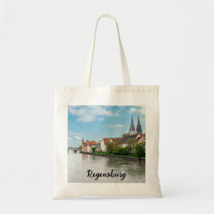 Historic old town of Regensburg, Germany Tote Bag