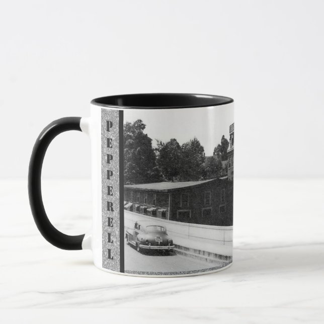 Historic Paper Mill in Pepperell Massachusetts Mug (Left)
