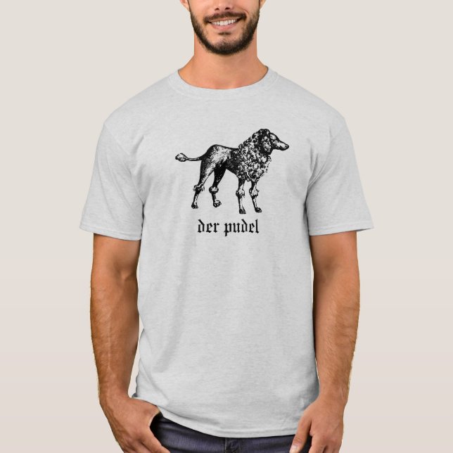 Historic poodle t-shirt (Front)