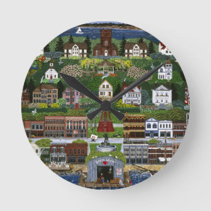 Historic Port Townsend, Washington Round Clock
