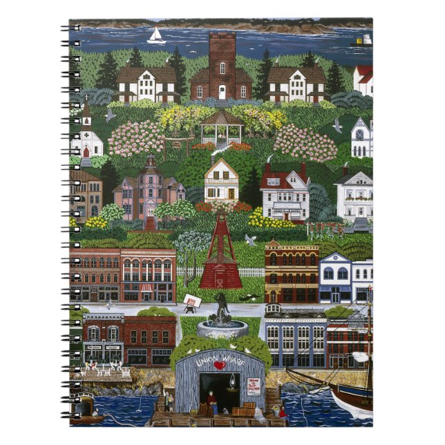 Historic Port Townsend, Washington Spiral Notebook (Front)
