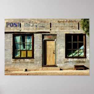 Historic Post Office in Kelso California Poster
