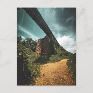 Historic Railroad Bridge Over the Alcovy River Postcard