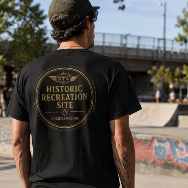 Historic Recreation Site Archive Record T-Shirt (Creator Uploaded)