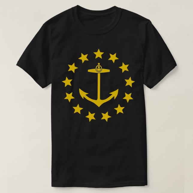 Historic Rhode Island State Flag 1882 T-Shirt (Design Front)