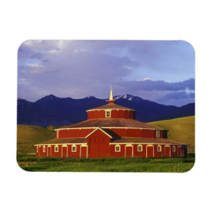 Historic Round Barn at Twin Bridges Montana Magnet