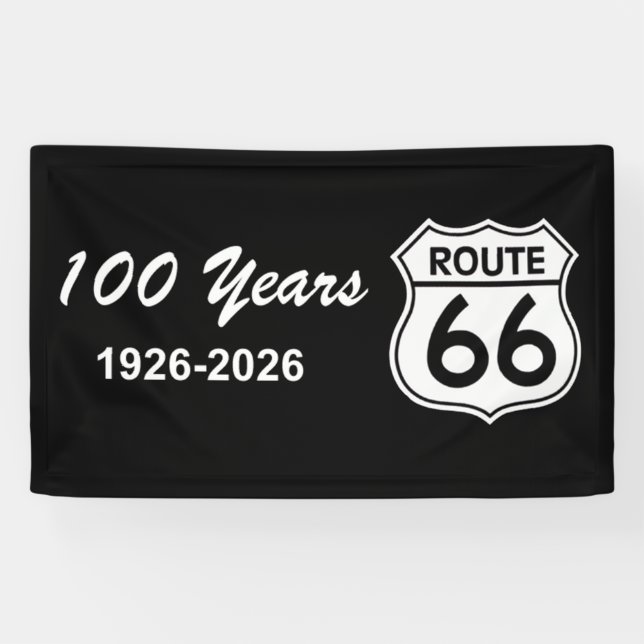 Historic Route 66 Centennial Banner (Horizontal)