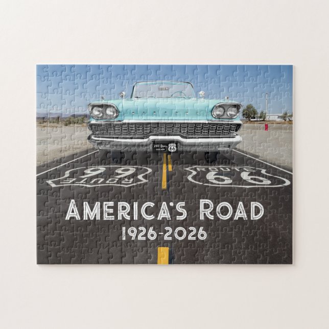 Historic Route 66 Centennial Jigsaw Puzzle (Horizontal)