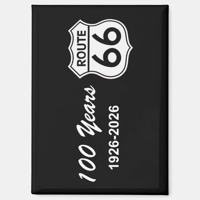 Historic Route 66 Centennial Magnet (Front)